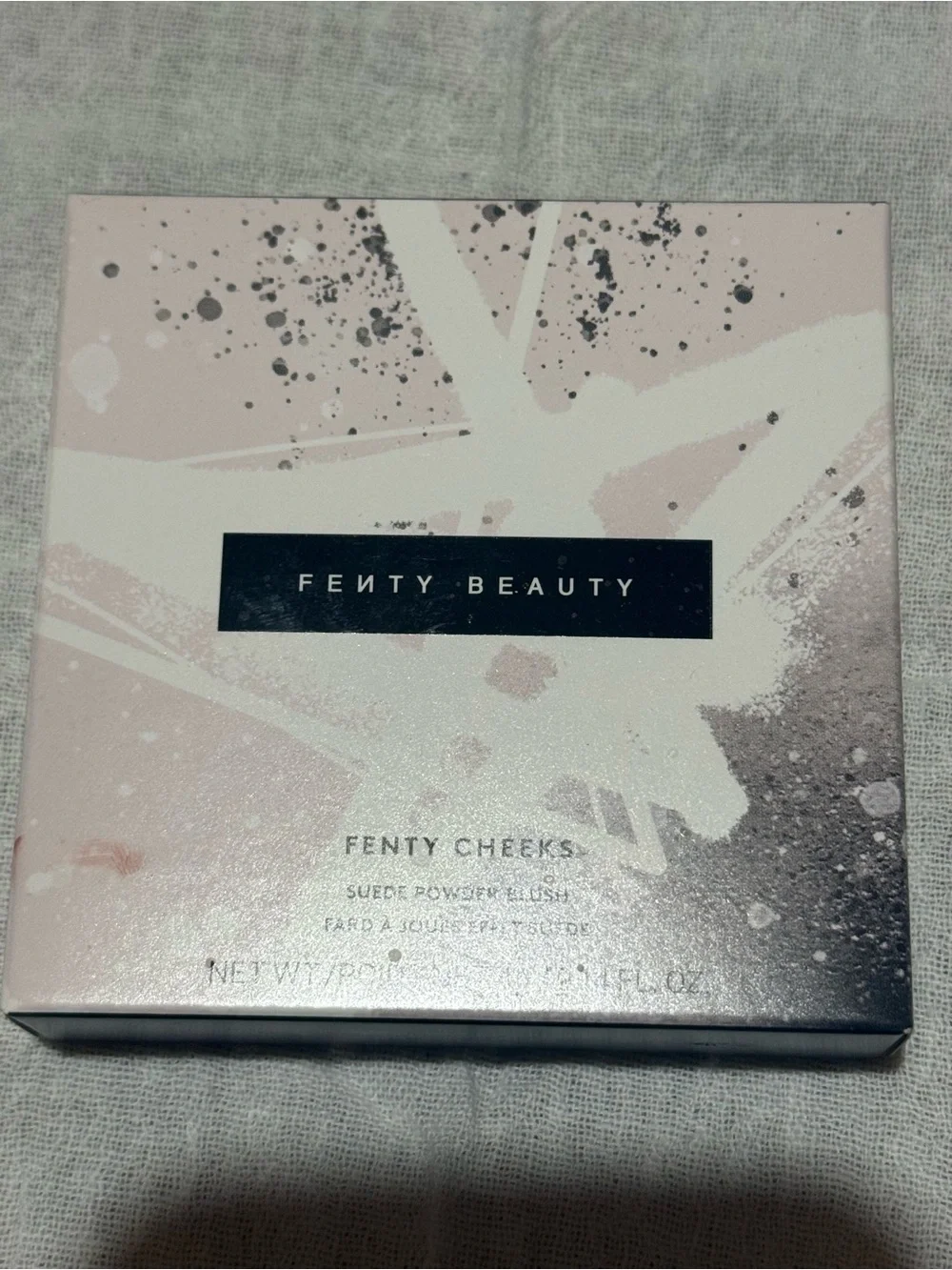 NIB Full Size FENTY CHEEKS SUEDE POWDER BLUSH  Lolly Poppy Vibrant Coral